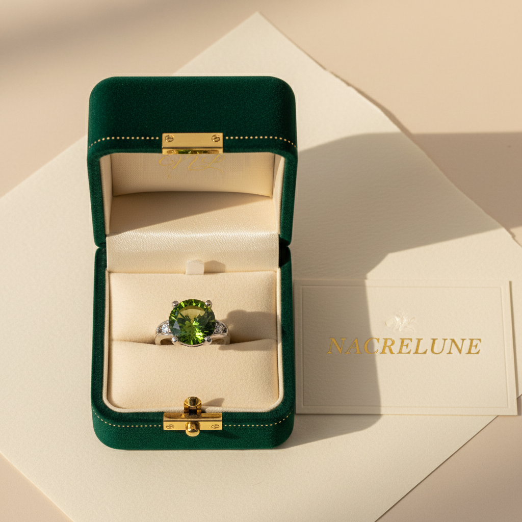 Bague zirconia imitation pierres précieuses, choisissez votre taille et couleur Vert nacrelune.com Bague