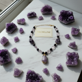 Collier Améthystes Variées Naturelles - Lithothérapie nacrelune.com collier