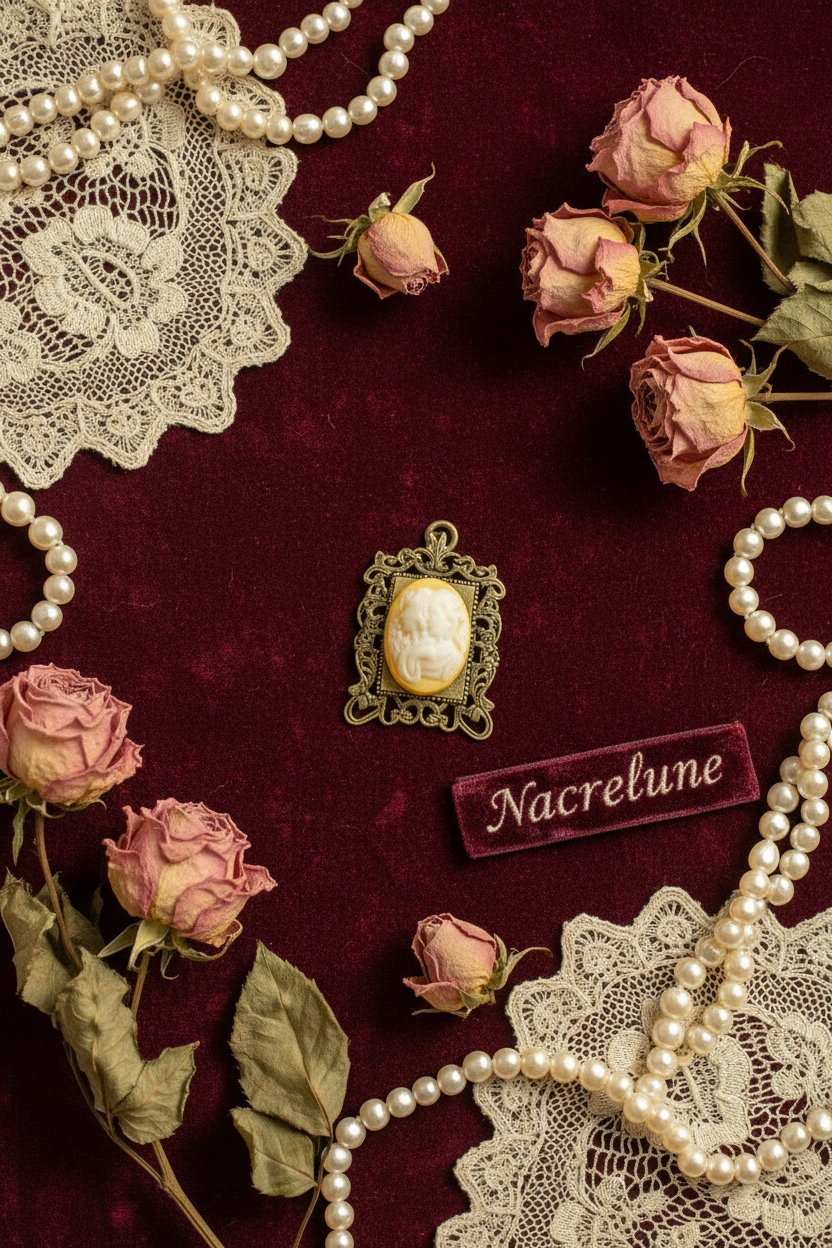 Pendentif camée en résine représentant 2 jeunes filles, choisissez votre couleur nacrelune.com pendentif