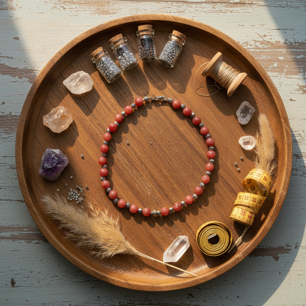 Collier en perles d’agate nacrelune.com collier