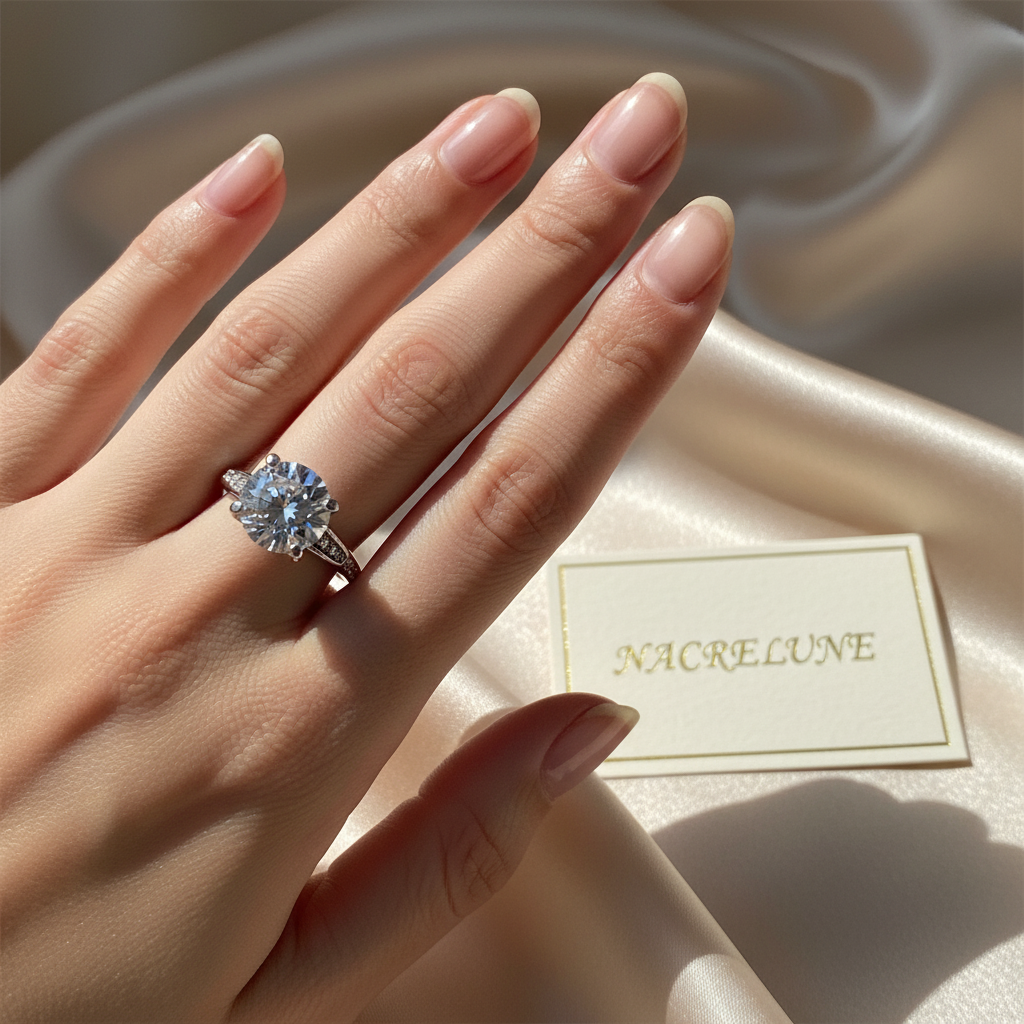 Bague zirconia imitation pierres précieuses, choisissez votre taille et couleur nacrelune.com Bague