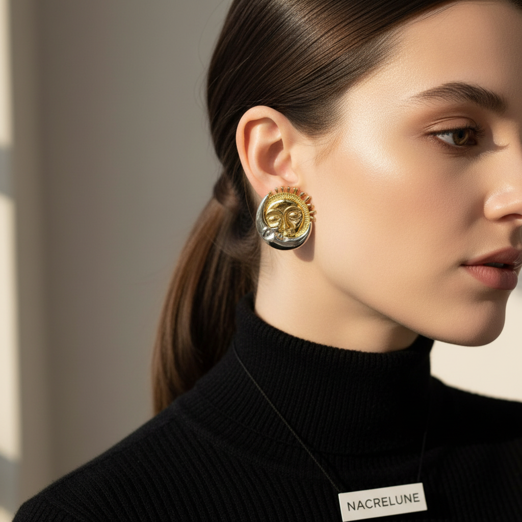 Lune soleil brune moderne