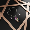 Parure en strass très légère nacrelune.com parure