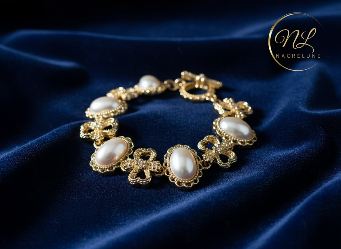 Bracelet perles fantaisie NACRELUNE bracelet