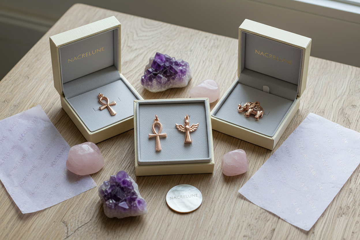 Nacrelune packaging symboles spirituels