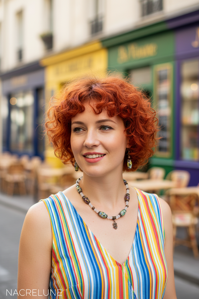 Parure Perles de Verre Blanches & Multicolores – Bijou Fantaisie Coloré | NACRELUNE NACRELUNE Parure