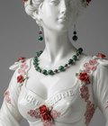 Parure Rubis & Rubis Zoisites Naturels Veritables - Passion & Vitalite | NACRELUNE NACRELUNE parure