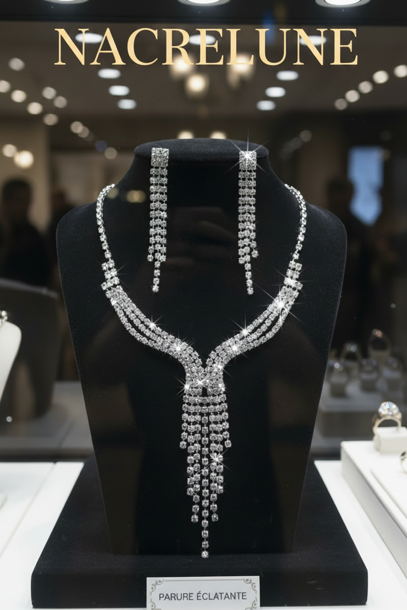 Parure strass nacrelune.com parure