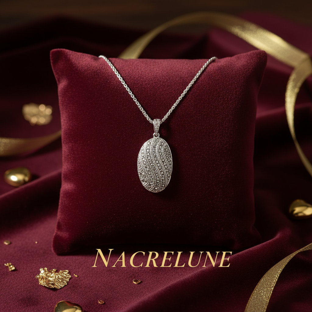 Pendentif avec marcassites nacrelune.com pendentif