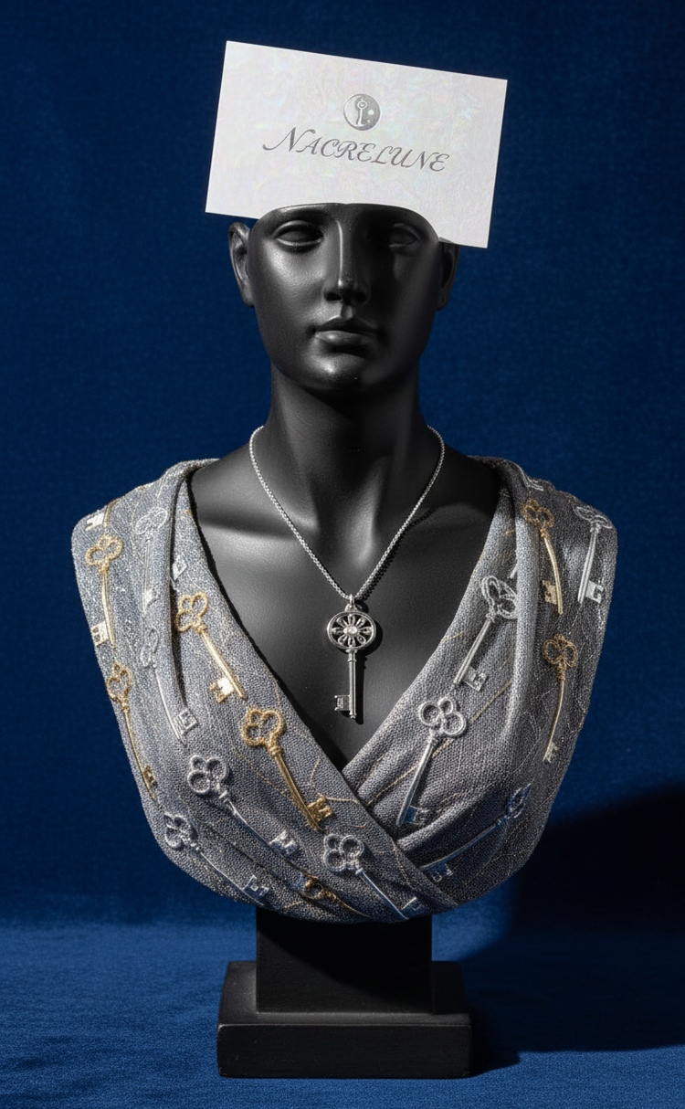 Clé Pendentif en Argent 925 | NACRELUNE NACRELUNE pendentif