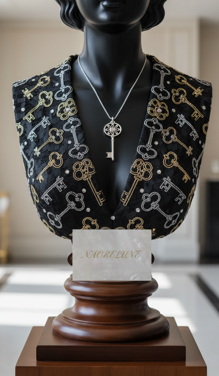 Clé Pendentif en Argent 925 | NACRELUNE NACRELUNE pendentif