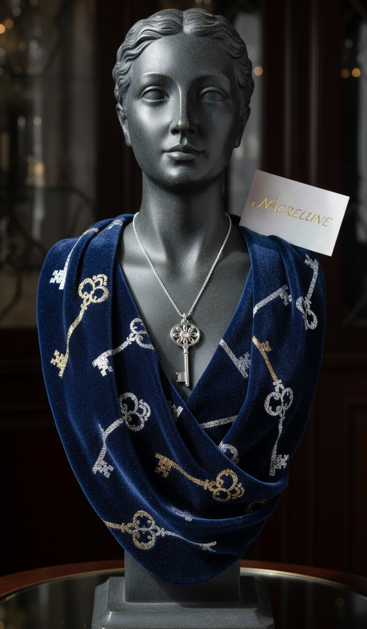 Clé Pendentif en Argent 925 | NACRELUNE NACRELUNE pendentif
