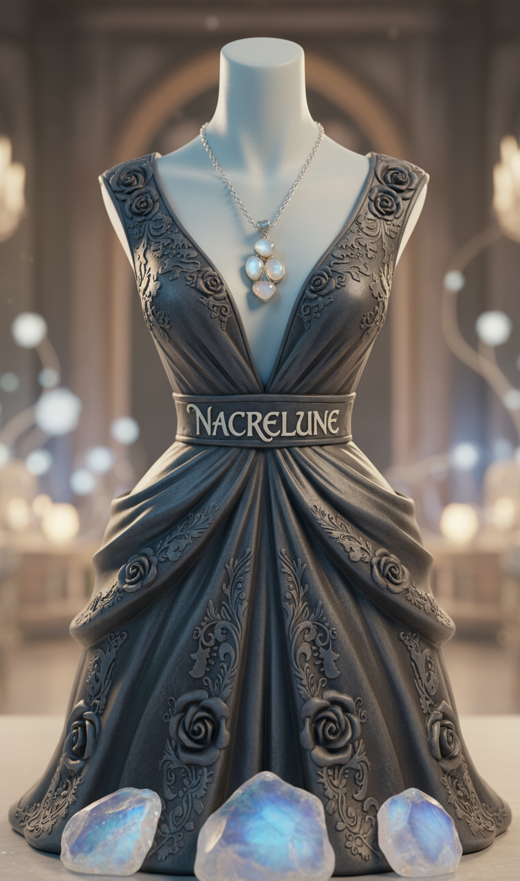 Pendentif en Argent 925 avec Pierres de Lune | NACRELUNE NACRELUNE pendentif