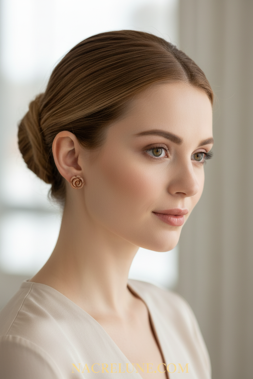 Boucles d’oreille en pierre naturelle : choisissez votre pierre Rhodonite NACRELUNE boucles d'oreille