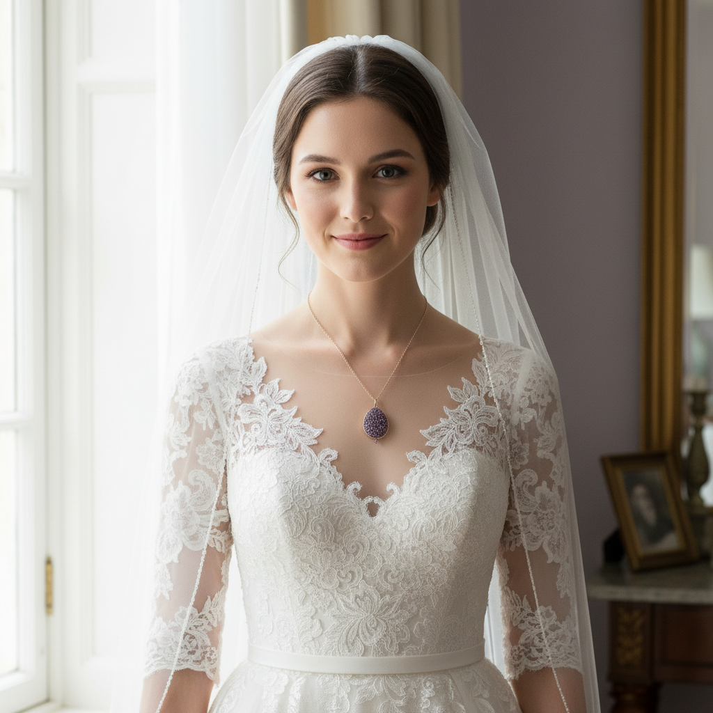 pendentif argent 925 avec titanite naturelle NACRELUNE collier