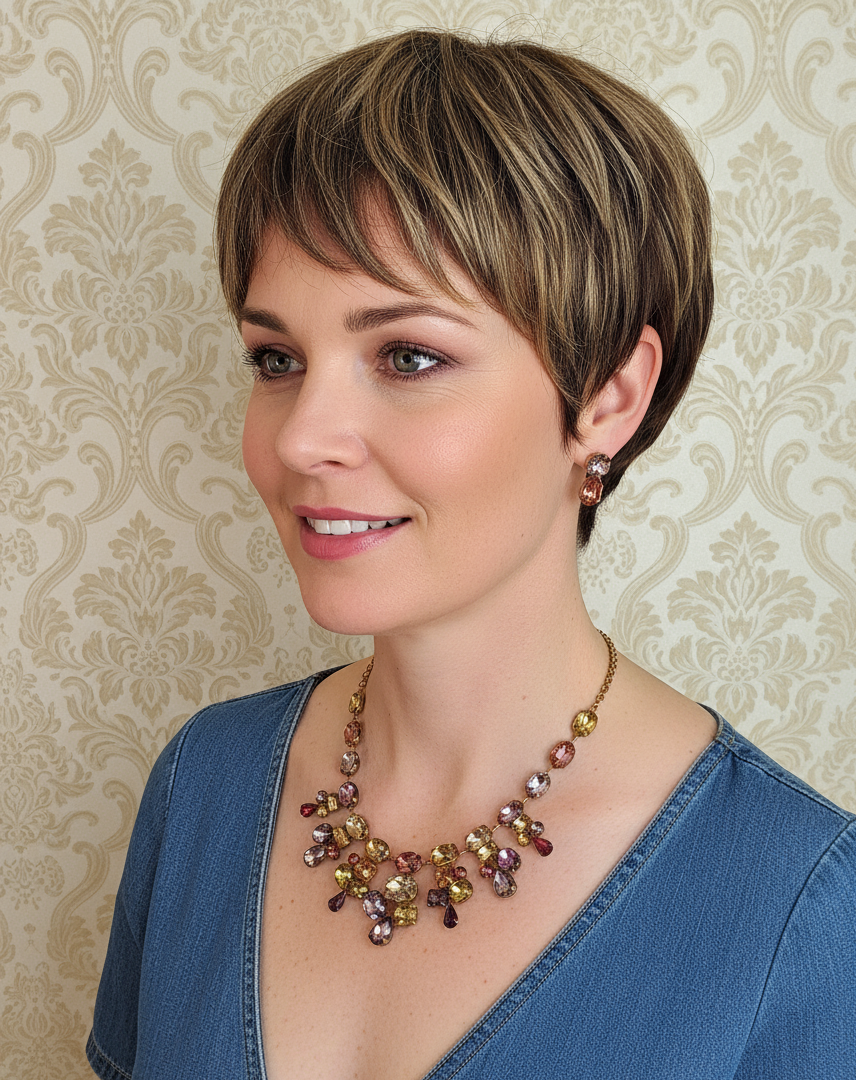 Parure en strass multicolores nacrelune.com parure