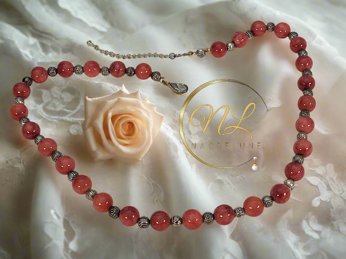 Collier en perles d’agate