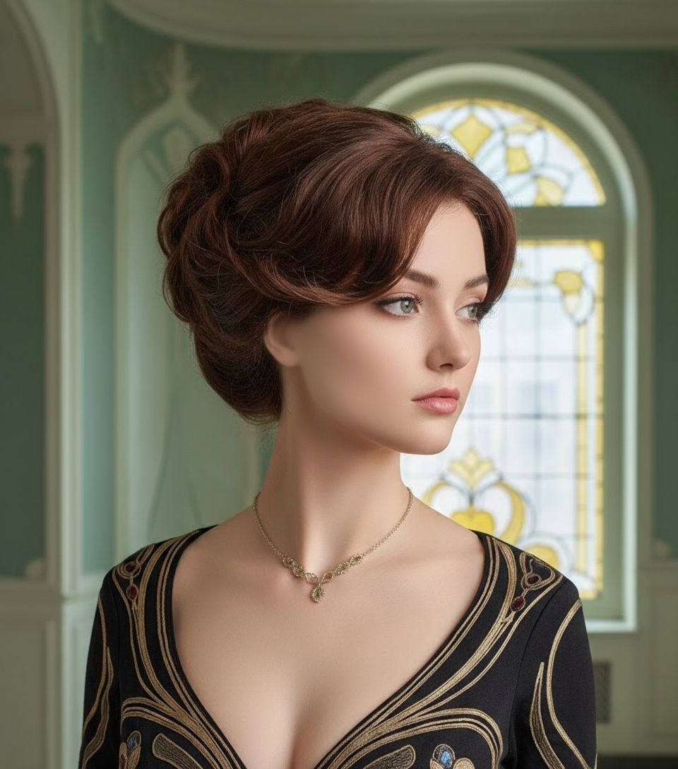 👑Parure complète en strass jaunes et blancs NACRELUNE