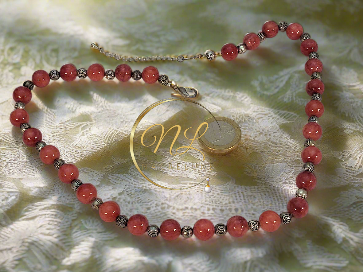 Collier en perles d’agate