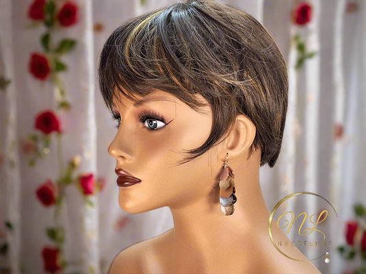 Boucles d’oreille en pastilles de nacre