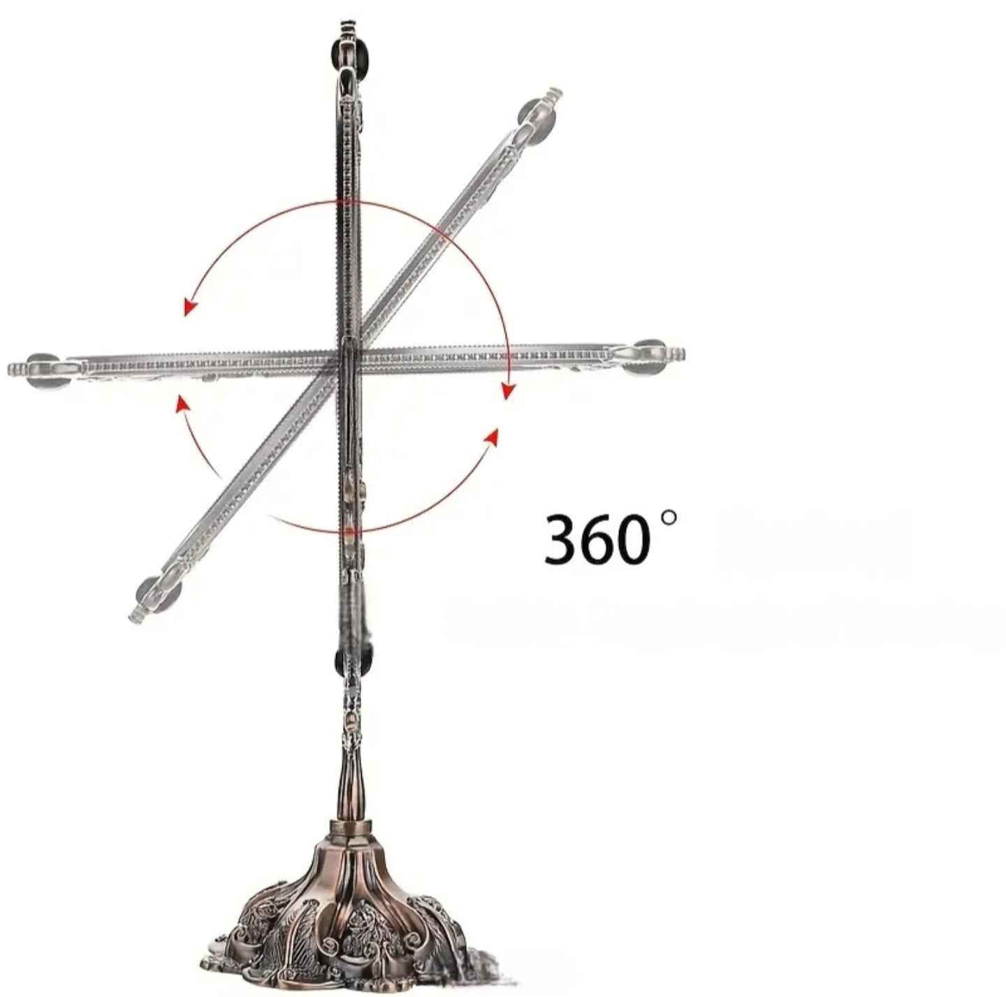 Miroir style vintage pour la coiffeuse NACRELUNE autre