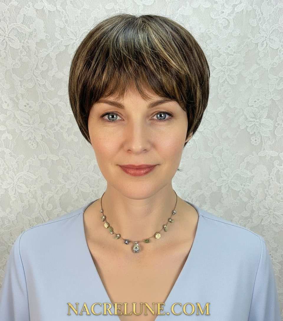 Collier avec strass et fleurs porcelaine nacrelune.com collier