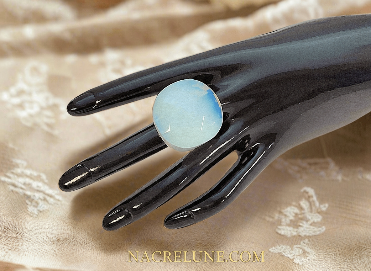 Bague en opalite naturelle NACRELUNE Bague
