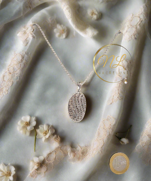 Pendentif avec marcassites