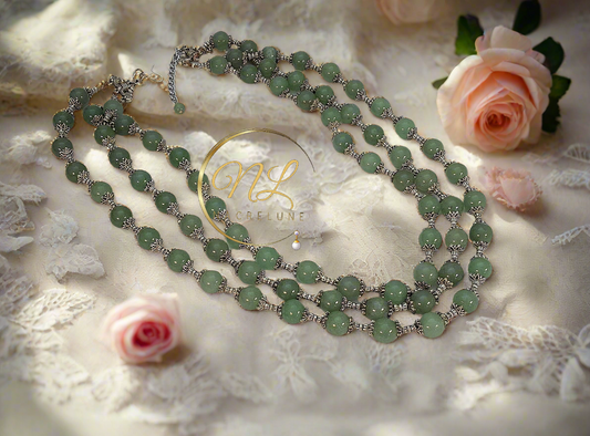 Collier en perles de jade