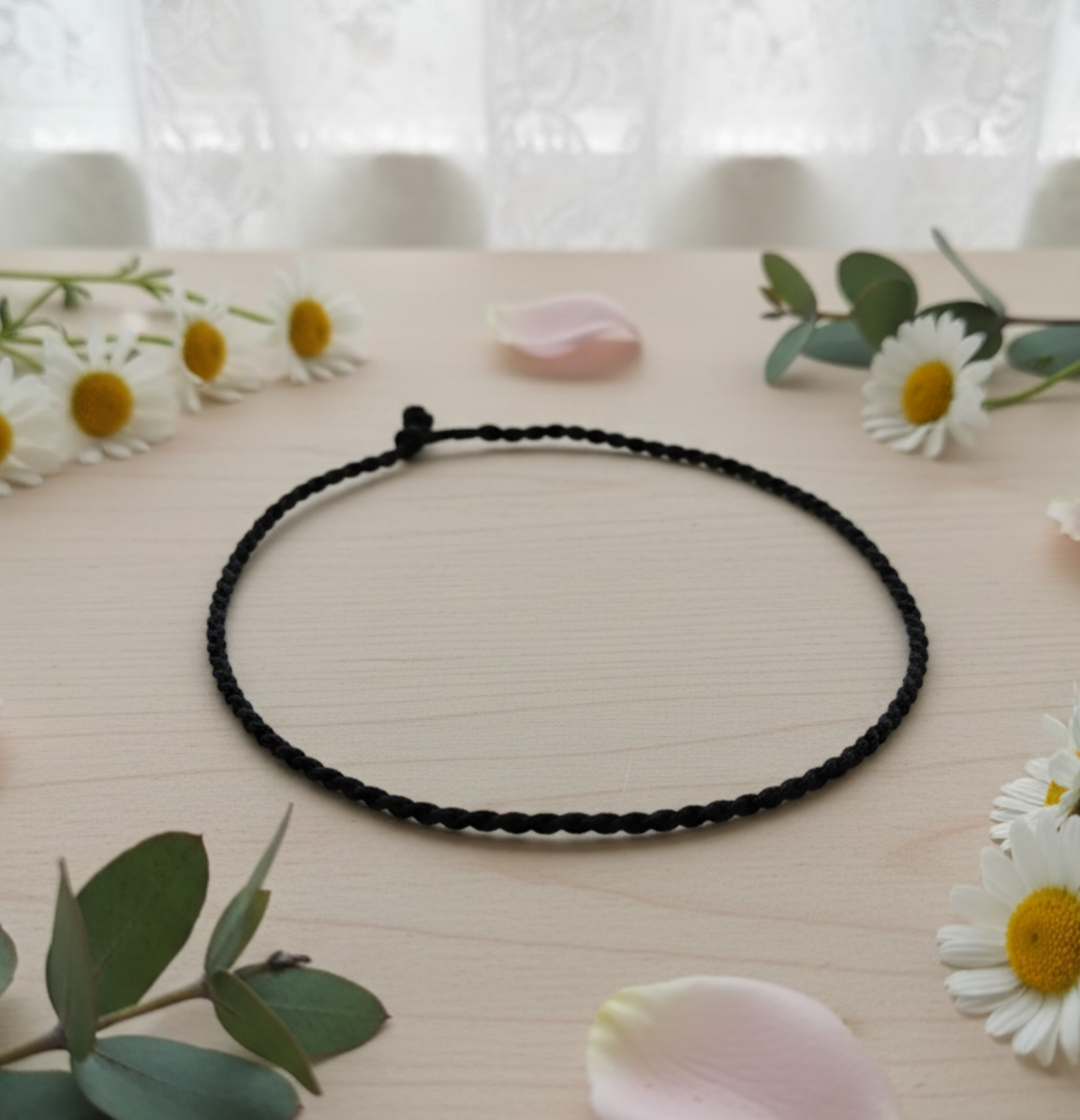 Tours du cou et liens en cordon ou tissu NACRELUNE collier