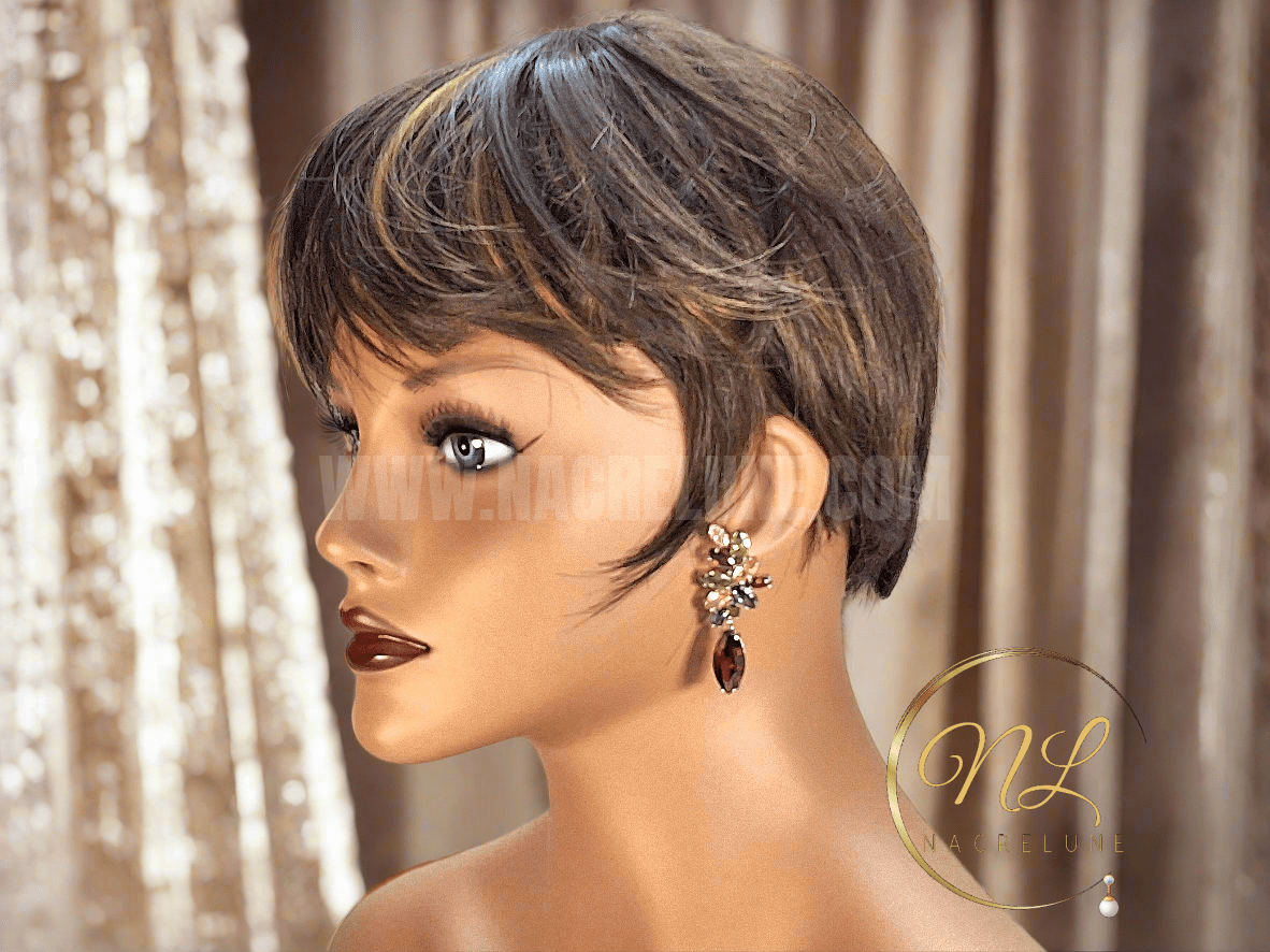Grandes boucles zirconia multicolores
