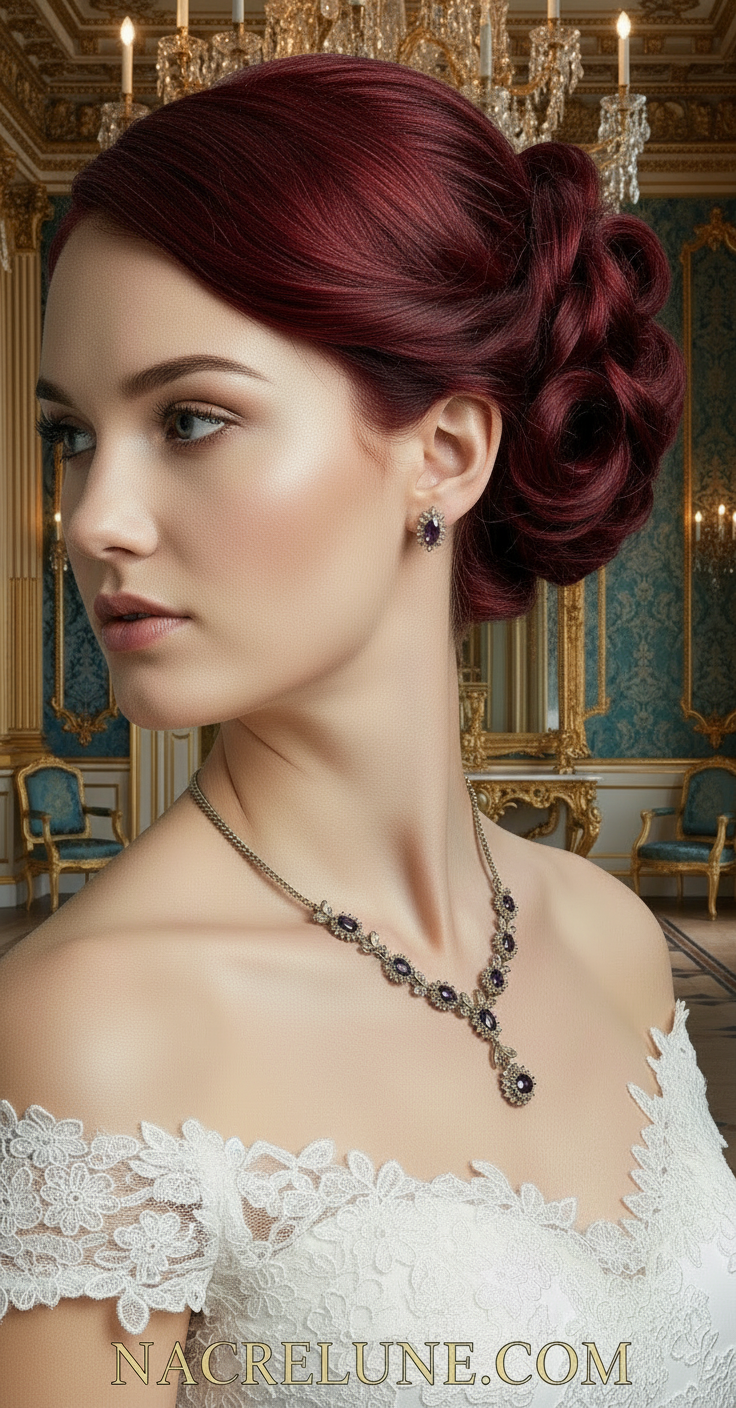 Parure zirconia améthyste NACRELUNE parure