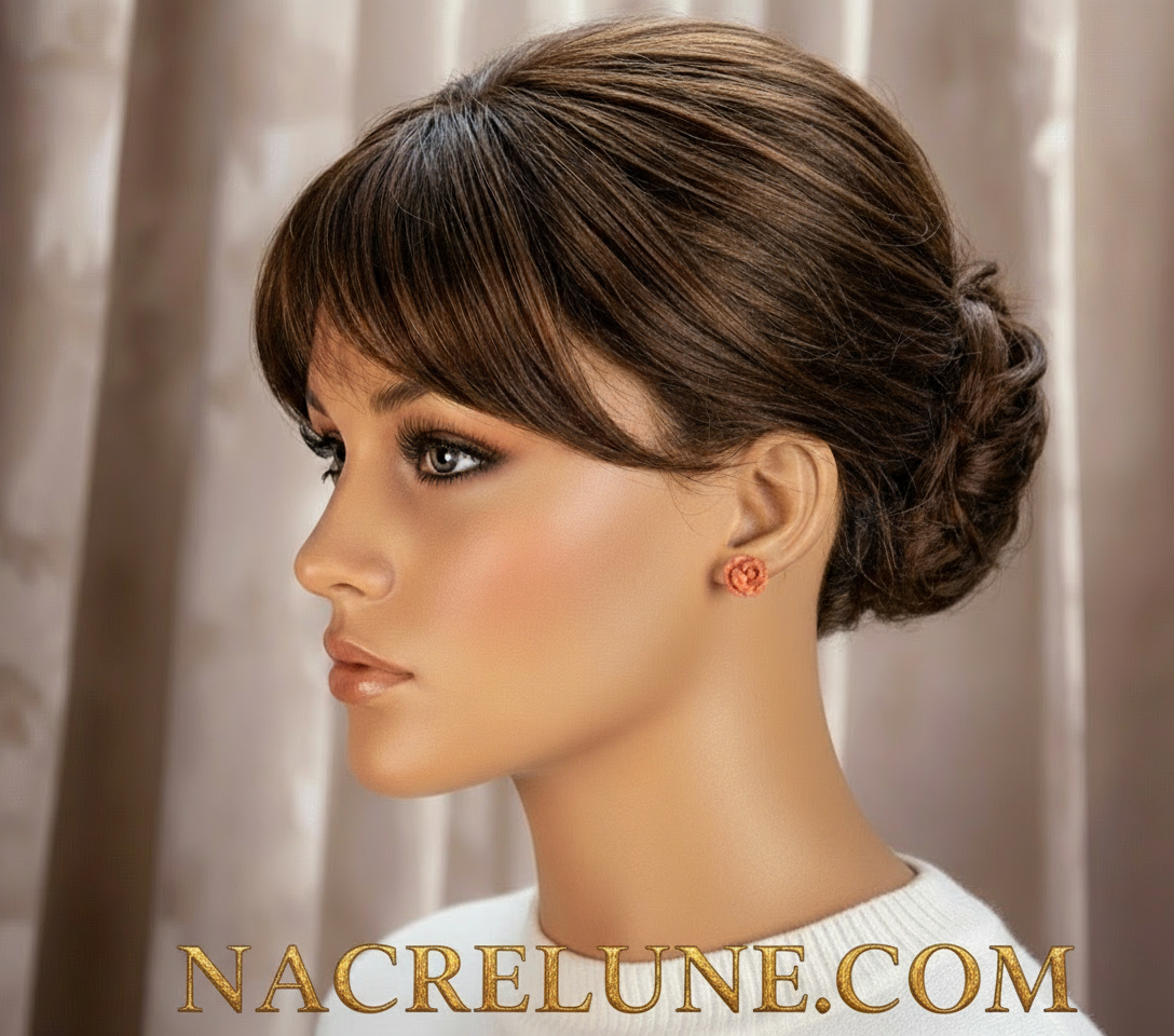 Lot de 3 paires de boucles d'oreille en résine NACRELUNE boucles d'oreille