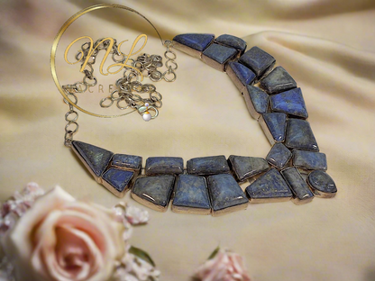 Collier en argent 925 et lapis lazuli