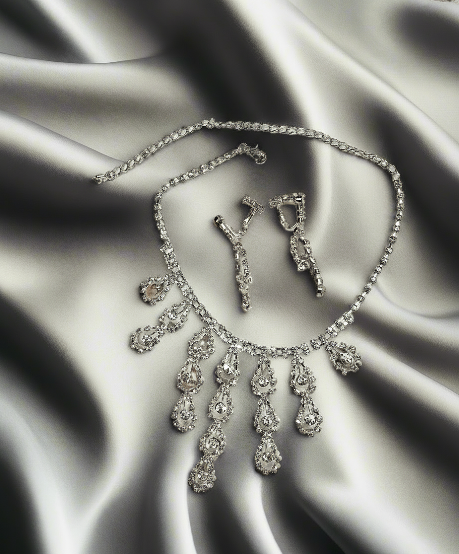 Parure strass complète NACRELUNE parure