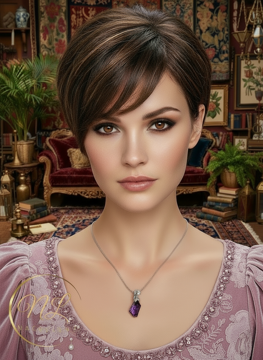 Pendentif en zirconia multicolore nacrelune.com pendentif