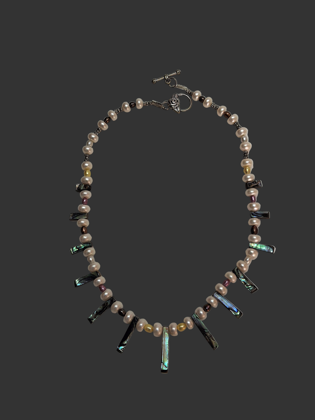 Collier de perles de nacre nacrelune.com collier