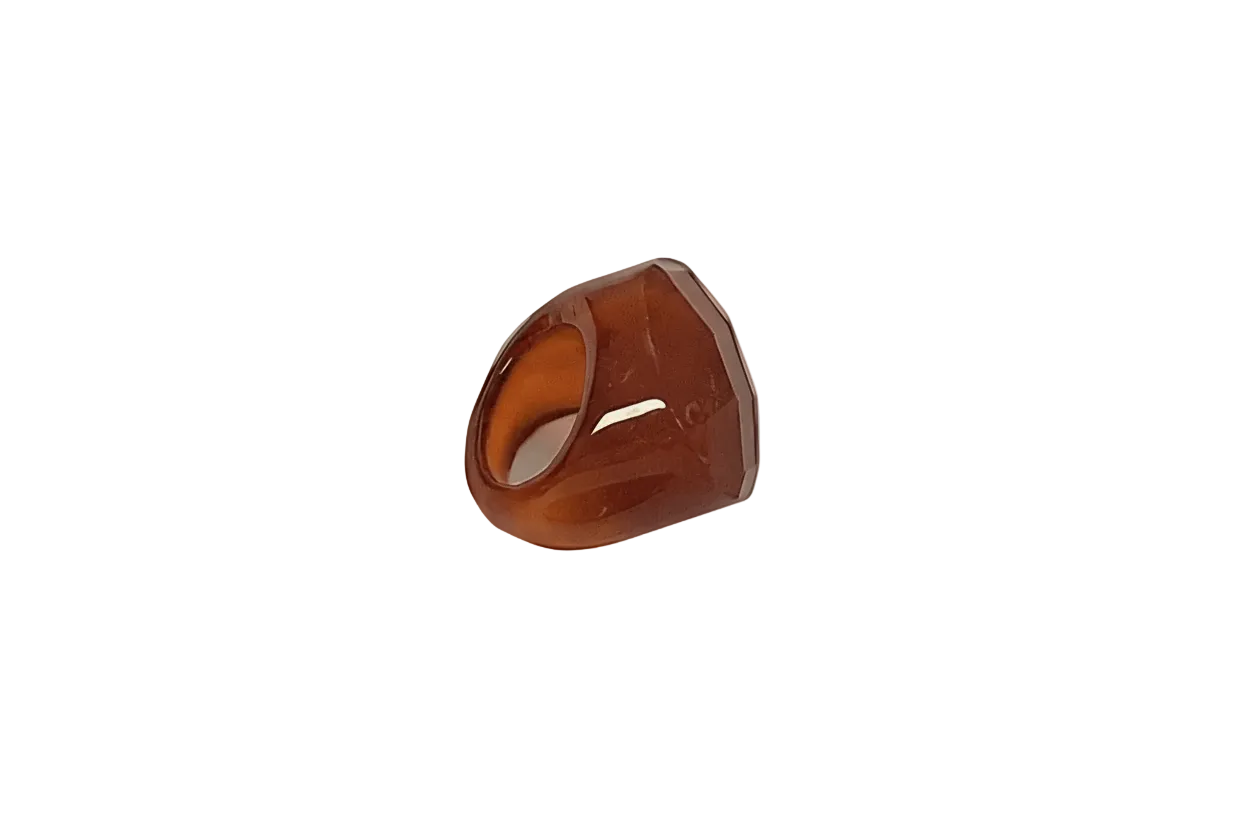 Bague en agate naturelle nacrelune.com Bague