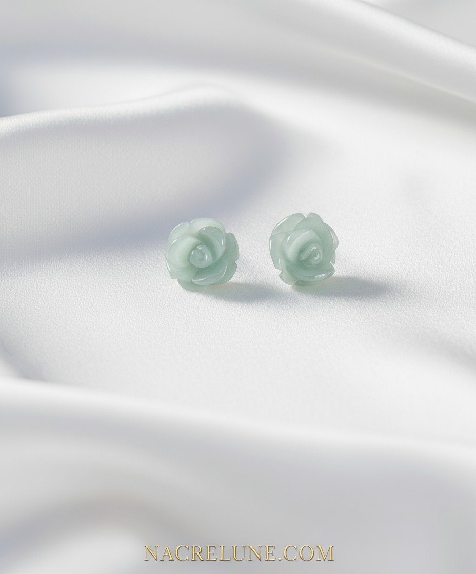 Boucles d’oreille en pierre naturelle : choisissez votre pierre NACRELUNE boucles d'oreille