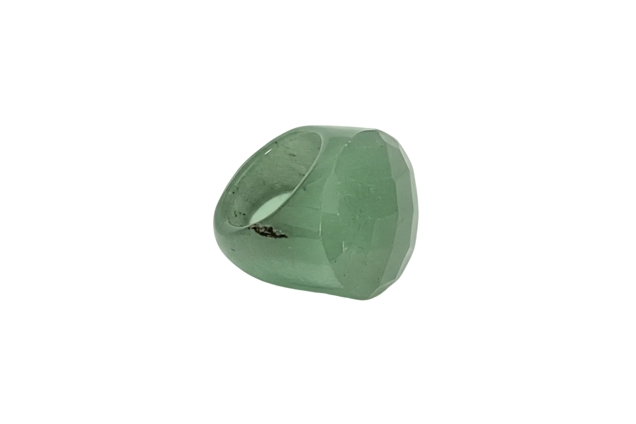 Bague en amazonite naturelle nacrelune.com Bague