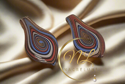 Pendentif en verre artistique coloré