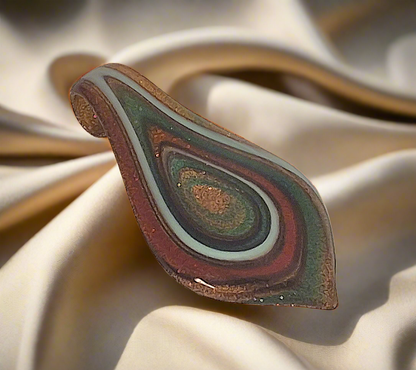 Pendentif en verre artistique coloré