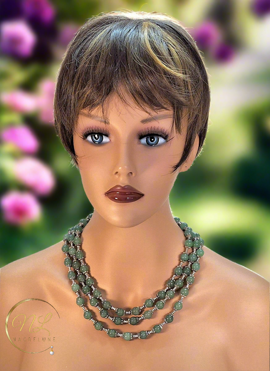 Collier en perles de jade