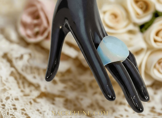Bague en opalite naturelle NACRELUNE Bague