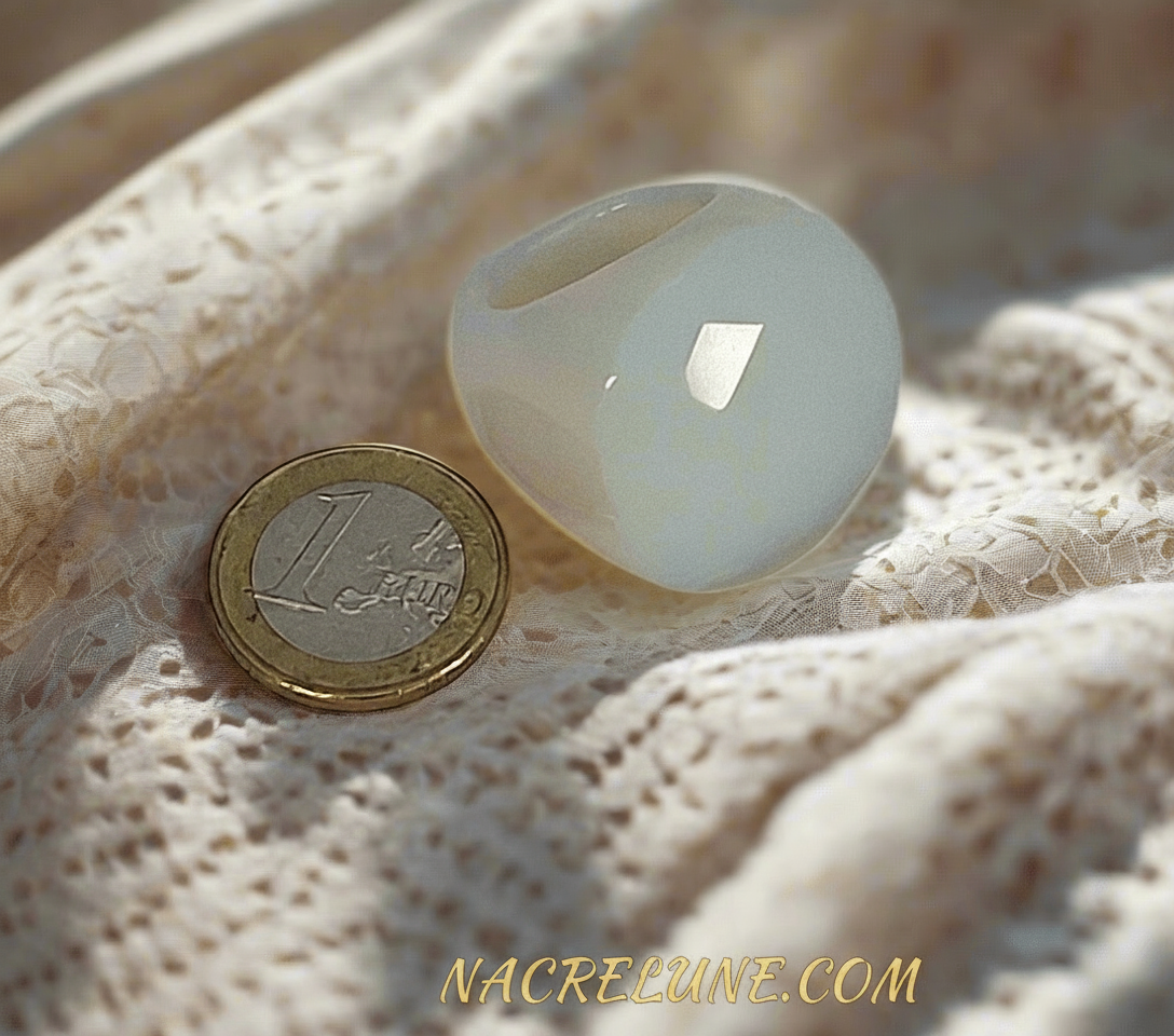 Bague en opalite naturelle NACRELUNE Bague