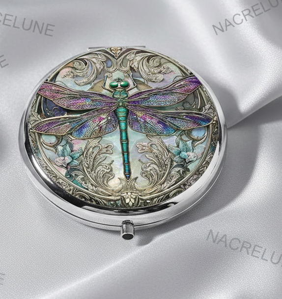 Miroir de maquillage pour le sac : choisissez votre modèle D libellule NACRELUNE autre