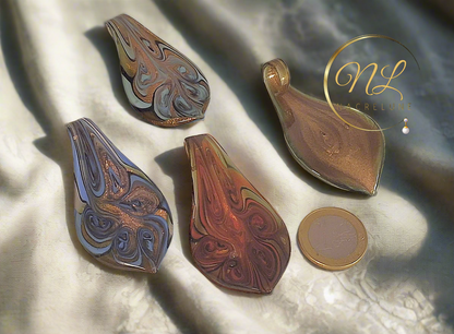 Pendentif en verre décoré décoré et artistique