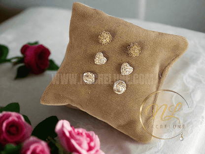 Lot de boucles d'oreilles fantaisie