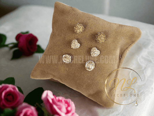 Lot de boucles d'oreilles fantaisie