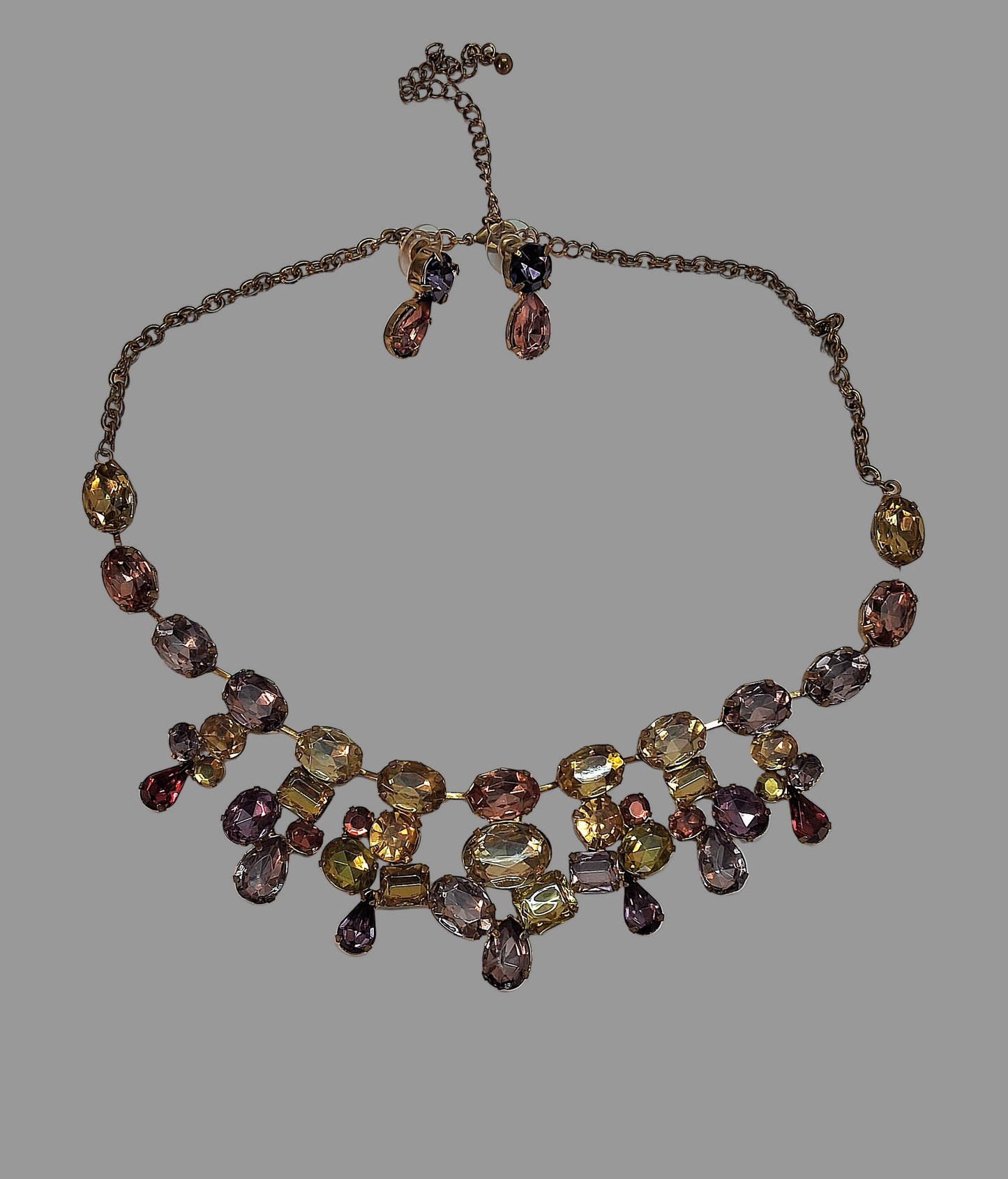 Parure en strass multicolores NACRELUNE parure